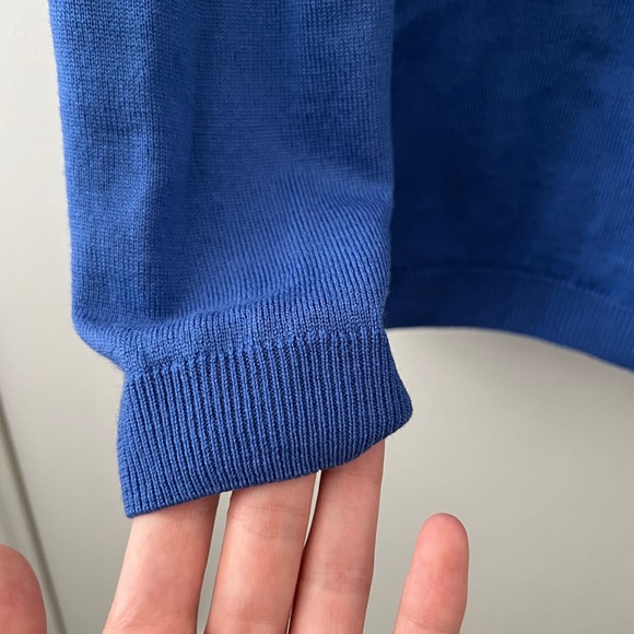 EWM 100% lambs wool lambswool cardigan sweater pure new wool made Scotland EUC - Picture 4 of 11